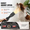 Dryers VEVOR 2000W/2.7HP Dog Blow Dryer Adjustable Speed Temperature Control with 4 Nozzles and Extendable Hose for Pet Hair Grooming