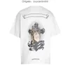 Mode CH kleding Designer Tees Luxe Casual T-shirt 2024 Heart Cro Sex Records Graffiti Limited Sanskriet Korte mouw Prijs Heren Dames T-shirt te koop Chromes XZW4