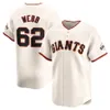 51 Jung Hoo Lee Giants Baseball Jersey San Francisco Matt Chapman Buster Posey Mike Yastrzemski Belt Belt Michael Cannto Luis Matos