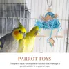 Other Bird Supplies Parrot Toy Foraging Hanging Wooden Toys Funny Chew Chewing Biting Cage Bite Small