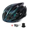 SUPERIDE Outdoor Road Bike Mountain Bike Helmet with Rearlight Ultralight DH MTB Bicycle Helmet Sports Riding Cycling Helmet 240223