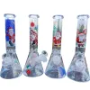 Christmas series 25cm water pipe oil burner beaker base water pipes smoking bong ZZ