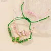 12 stuks met kralen modieus meerkleurig kristal vlinder kralenarmbanden voor dames minimalistische handgeweven armbanden YQ240226