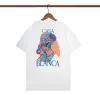 XLT T-shirts pour hommes Tall Mens Designer Casablanca T-shirt Fashion Men T-shirts décontractés