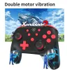 Gamepads Wireless Gamepad Bluetooth kontroler Nintendo Switch Pro NS Lite PC NFC Turbo 6Axis Doublemotor 3D Joysticks