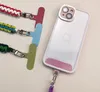 Universell mobiltelefon LANYARD CARD PASKET CLEAR EUSSACTION SAMTABLABLE JUSTABLE NACKLABE CLIP SNAC CORD REP PATCH SET