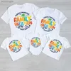家族のマッチング衣装家族休暇2023 Tシャツを作る思い出を一緒にTSHIRTファミリーマッチするシャツの夏のビーチ旅行トップファミリーバケーション服