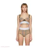 Projektantka damskich strojów kąpielowych garnitury letni pasek głowicy kontrola wzór mody komfortowe ubrania bikini dzieci 240226