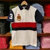 European and American size summer polos shirt men's short-sleeved casual color matching cotton plus size embroidered fashion T-shirt S-6XL wholesale