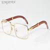 Klassieke Zonnebril Heren Nieuwe Mode Sportbrillen Gafas Zonnebril UV400 Mode Buffalo Zonnebril Vintage Houten Zonnebrillen Frame W281P