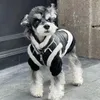 Köpek kıyafetleri kalınlaştırılmış kürk küçük kedi kıyafetleri için entegre motosiklet ceket kış giysileri oyuncak pomeranian schnauzer