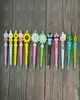 12 couleurs 05mm Designer personnalisé accessoires de stylo de tournesol avec motif d'impression de cactus de vache en plastique stylo à bille mignon perlé Creati4616485