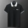 Erkek Polo Gömlek Tasarımcı Polos Gömlekler İçin Moda Odak Nakış Jamboider Jarter Küçük Arılar Baskı Desen Giysileri Tee Siyah ve Beyaz Erkek T Shirt#032