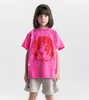 Ins Boys Girls Cartoon Letter Printed T-shirt Nu 2024 Kids Short Rleeve Casual Tees Summer Children Botton Tops Ubrania S1111