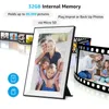 Digital Photo Frames Frameo 10.1 Inch Electronic Photo Frame Digital Smart Picture WiFi HD IPS Touch Screen Photo 1080P Video 32GB Auto Rotation Gift 24329