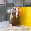 Borsa a tracolla con fiore di moda Borsa a tracolla con catena in oro in vera pelle di alta qualità Borsa a tracolla con cerniera a forma di uovo di dinosauro Borse a tracolla da donna212V