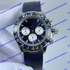 4 model 126519 126515 126500 CAL.2813 Automatic Movement Men's Watch Ceramic Ring Grey dial No Timer Steel Oysterflex Rubber Super Edition Watch Sapphire Men's Watch