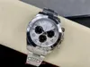 Clean Factory Reloj para hombre Mosan Diamond mica dial 4130 movimiento cristal de zafiro espejo caja de acero 904L con correa impermeable profunda