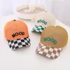 Ball Caps Doit Mesh Summer Boy Girl Cap Baseball Hats MOOD Letters Child Sun Kids Peaked Snapback Age For 2 To 7 Years Old