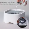 Feeding Kimpets Pet Cat Bowl Floating Bowl Water Drinker Not Wet Mouth For Pet Dog Portable Drinker Products Water Fountain ABS Plastic