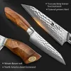 Kitchen Knives XINZUO 5 Utility Knife Japan VG10 Powder SRS13/R2/SG2 Damascus Steel Kitchen Knives 62-64 Strong Hardness High Quality Handle Q240226