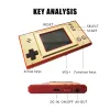 Spelare Mini Video Game 8 Bit Portable Handheld Game Console byggt i 620 Retro Game 2,5 tum Classic Game Station Support TV Connect