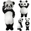 2024 Super Cute Panda Mascot Costume Birthday Party Christmas costume Ad Apparel halloween Theme Clothing