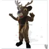 Mascot Costumes Elk Costume Suit Gra Gra Fancy Dress Fits Odzież Reklama Promocja Karnawał Halloween postać adt drop dhwa2