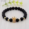 Beaded Luxury Natural Stone Armband Yoga smycken Micro Pave CZ Ball Matte Charms Pärlor Armband för kvinnor Män YQ240226