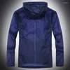 Men's Jackets 2024 Spring/Summer Skin Clothing Outdoor Fashion Sun Protection Waterproof Ultra Light Top