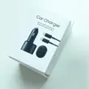 OEM 2 i 1 45W + 15W Fast Car Charger Adapter Super Fast Charging PD USB Typ C Port Auto 1M 3ft kabeldatadin