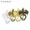 Collares colgantes GraceAngie 24 unids mezclado estilo vintage dragón joyería encontrar encanto collar accesorios 30 27 2 mm 37994