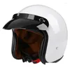 Motorcykelhjälmar Öppna ansiktshjälm motocross de capacete cascos para casque moto tillbehör atv glans vit m 57 58 cm droppleverans otur6