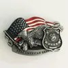 1 pz Real American Hero Guardia di sicurezza Eagle Cowboys Fibbia della cintura Donna Uomo Jeans Accessori per gioielli Cintura in metallo Head329j