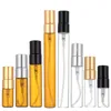 2ml 3ml 5ml 10ml frasco de spray de névoa de vidro transparente frascos de perfume vazios frascos de amostra para viagens