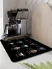 Table Mats Leeseph Coffee Bar Mat Kitchen Countertop Accessory Universal Drying Kettle Pot & Juicer Pad Ideal Lover's Gift