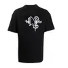 SS Nouveau T-shirt Col Rond Lettre Graffiti Imprimer T-shirtsS Couple Pour Hommes Et Femmes À Manches Courtes Mince T-shirt De Sport Demi-manches Haut Polyvalent vêtements