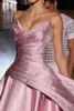 Elegant A Line Women Evening Dresses Sweetheart Sleeveless Prom Gowns Ruffle Sweep Train Dress For Party Custom Made Robe De Soiree