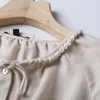 Женские блузки Elmsk Инди-фолк Рубашка Женская винтажная повязка Blusas Mujer De Moda 2024 Льняная повседневная английская модная простая блузка Топы