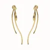 2024Earrings Designer For Women 18K Gold Plated Knot Rope Bow Earrings Personalized Female Stud Party Weddings Jewelry