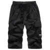 Heren Zomer Sneldrogende 3/4 Broek Lichtgewicht Capri Shorts Wandelen Vissen Reizen Casual Cargo Shorts Broek Heren Gym Shorts 7XL