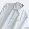 hommes chemise designer chemise hommes femmes mode lettres brodées chemises à manches longues tendance couleur unie cardigan manteau chemisiers tops