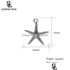 Autres arrivées les plus récentes Conch Shell Starfish Pendentifs Charm Fit Bracelet Collier Bijoux Accessoires En Gros DIY Drop Deliv Dhgarden Dhnmw
