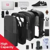 Sacs Man Sackepack Fit 17 pouces ordinateur portable USB Rechargeging multicouche Space Voyage Male Bag Antithief Mochila School Sac