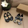 Classics Child Sneakers Bow decoration Girl Princess shoe Size 26-35 Including shoe box Plaid splicing baby flat shoes 24Feb20