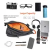 Tangcool Multifunzione Moda Uomo Borse a tracolla Ricarica USB Pettorale Borsa a tracolla per viaggio breve Borsa a tracolla idrorepellente M305R