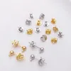 Stud Color Retention Real Gold Plated Earring Stud Plugs After Blocking Ear Caps Back Diy Jewelry Making Accessories