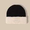 베레트 겨울 니트 비니 모자 여성용 니트 따뜻한 두개골 모자 야외 여자 귀 보호 레이디 콜드 모자 보닛