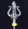 2021 إصدار جديد NC Set Octopus Design 14mm NC Kit مع Titanium Nail Mini Glass Water Pipes Bong ZZ