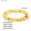 Perlé 5A Citrine pierre de richesse Bracelet hommes jaune Creastly énergie positive perles bracelets pour femme énergie guérison bijoux Pulsera YQ240226